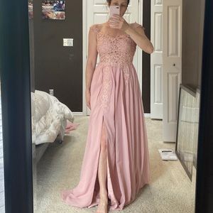 NWT, size small blush mauve pink bridesmaid dress.